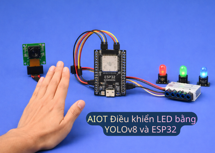 [AIoT] Xây dựng hệ thống AIoT điều khiển LED bằng cử chỉ bằng YOLOv8